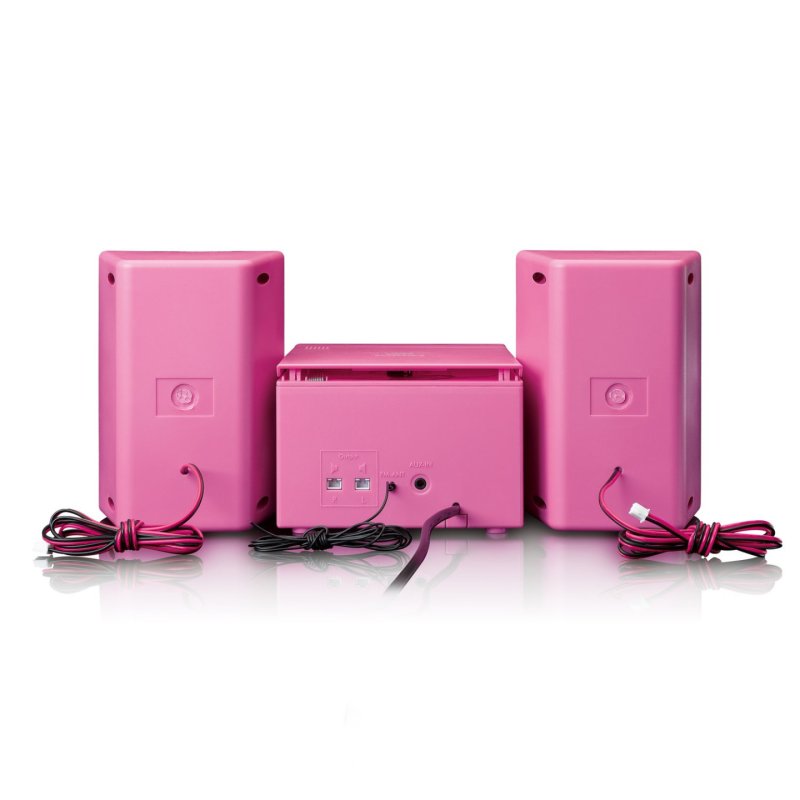 Lenco MC-013PK portable stereo system Digital 4 W FM Pink MP3 playback