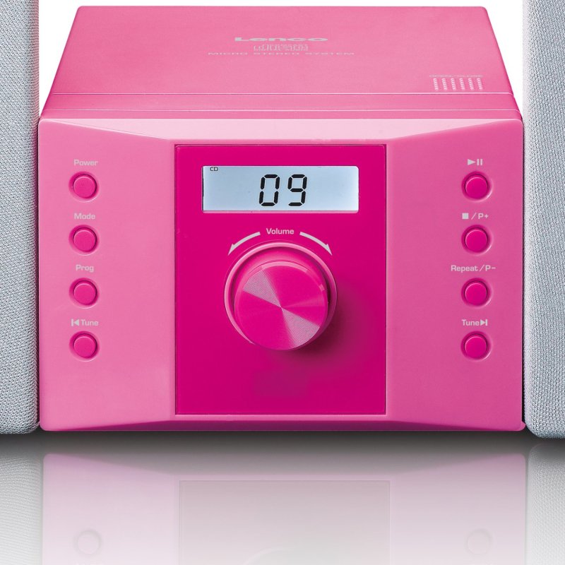 Lenco MC-013PK portable stereo system Digital 4 W FM Pink MP3 playback