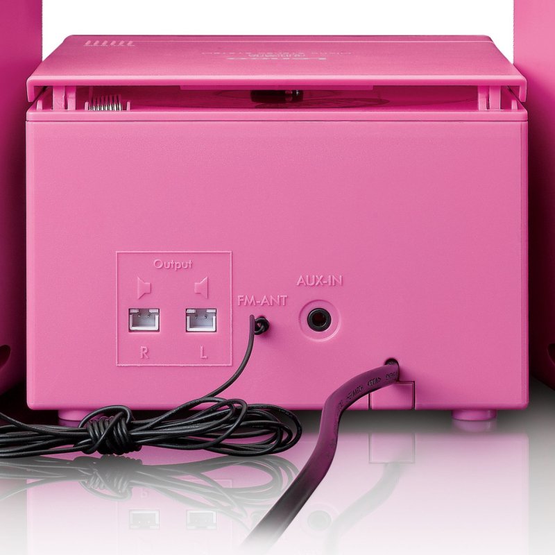 Lenco MC-013PK portable stereo system Digital 4 W FM Pink MP3 playback