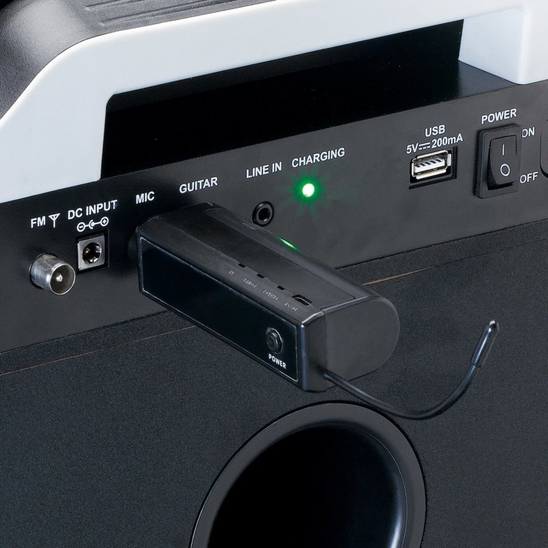 Lenco MCW-011BK microphone Black Stage/performance microphone