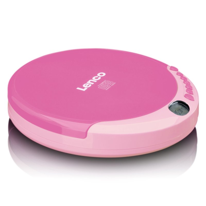 Lenco CD-011 Portable CD player Pink