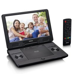 Lenco BRP-1150BK Lecteur DVD/Blu-Ray portable Lecteur Blu-Ray portable Convertible 29,2 cm (11.5") 1024 x 600 pixels