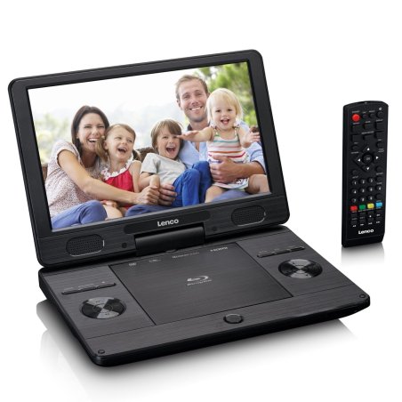 Lenco BRP-1150BK Lecteur DVD/Blu-Ray portable Lecteur Blu-Ray portable Convertible 29,2 cm (11.5") 1024 x 600 pixels
