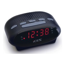 LENCO ICR-210 FM-Uhrenradio & Radiowecker. schwarz