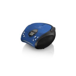 Lenco SCD-24 Numérique FM Noir, Bleu
