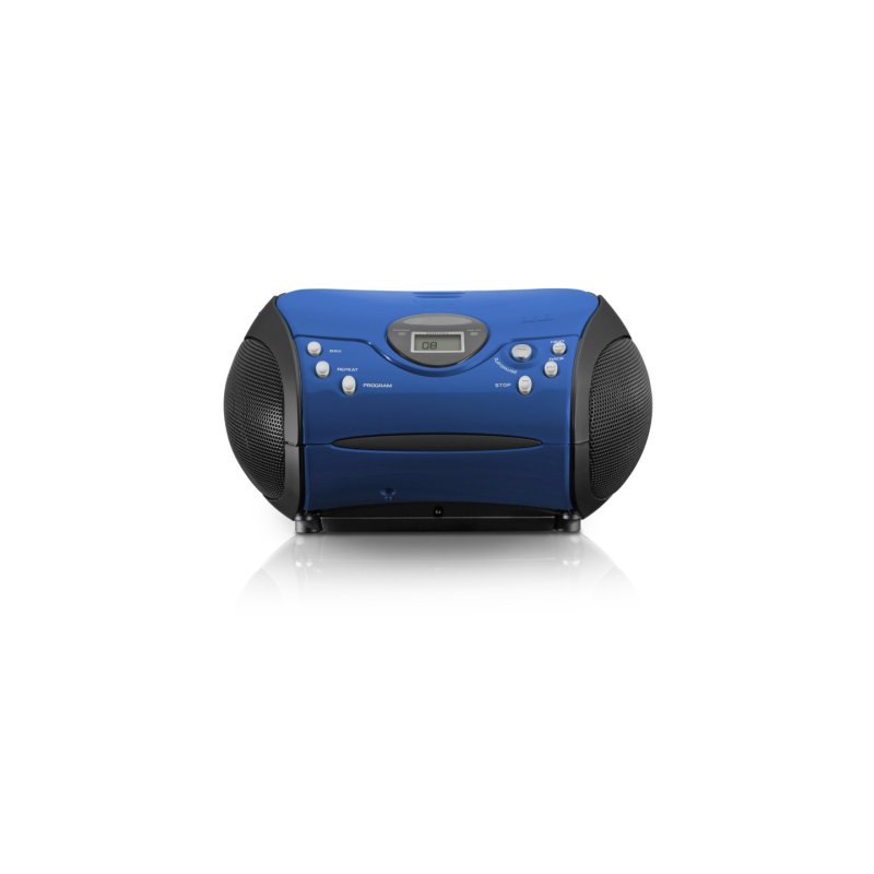 Lenco SCD-24 Numérique FM Noir, Bleu