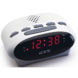 Ices ICR-210 Horloge Blanc