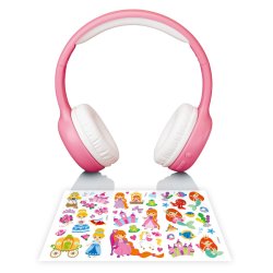 Lenco HPB-110PK Casque Avec fil &sans fil Arceau Micro-USB Bluetooth Rose