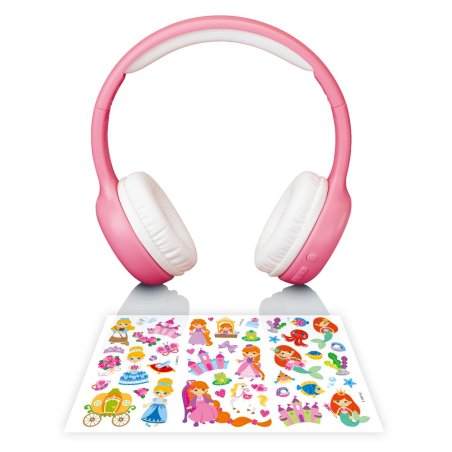 Lenco HPB-110PK Casque Avec fil &sans fil Arceau Micro-USB Bluetooth Rose