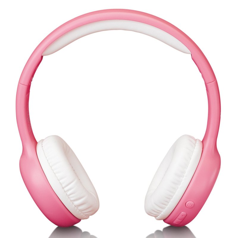 LENCO HPB-110PK - Faltbare Bluetooth-Kopfhrer fr Kids. pink