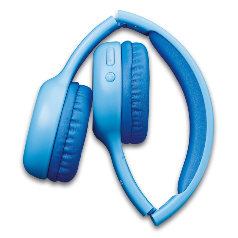LENCO HPB-110BU - Faltbare Bluetooth-Kopfhrer fr Kids. blau
