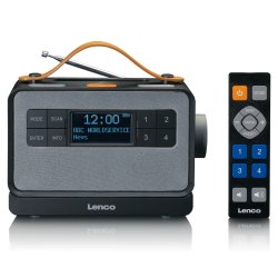 Lenco PDR-065BK Radio portable Numérique Noir