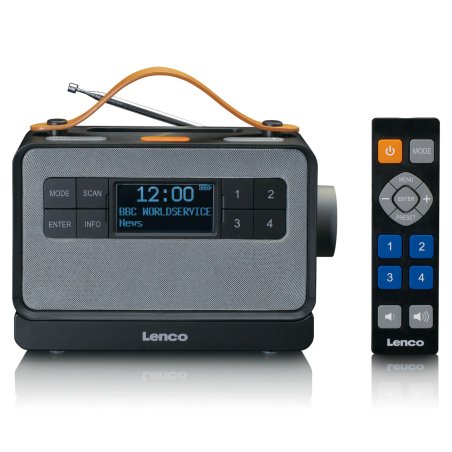 Lenco PDR-065BK Radio portable Numérique Noir