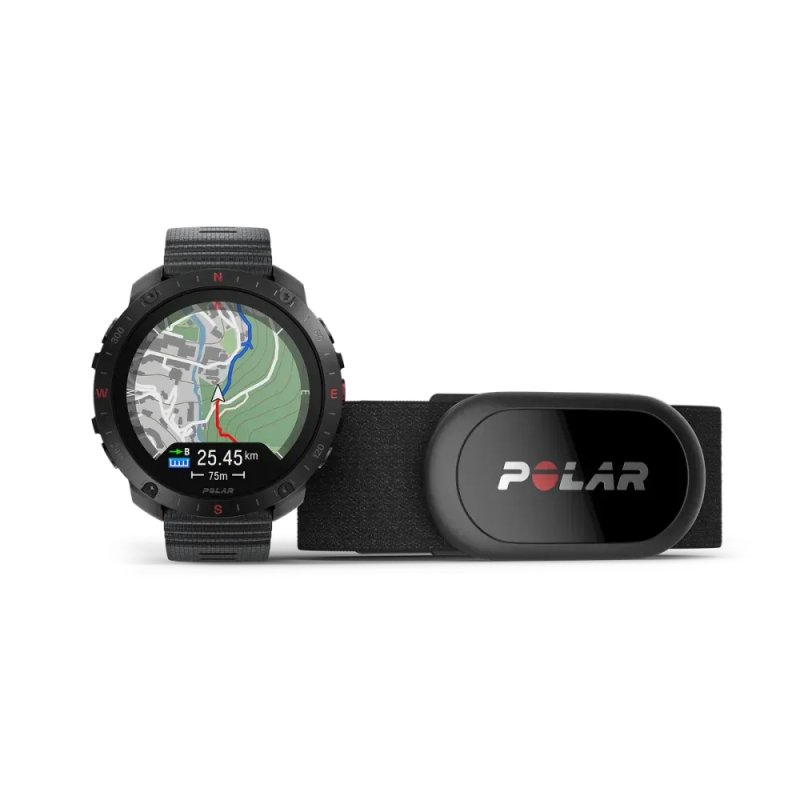 Polar Grit X2 Pro HR S-L Black