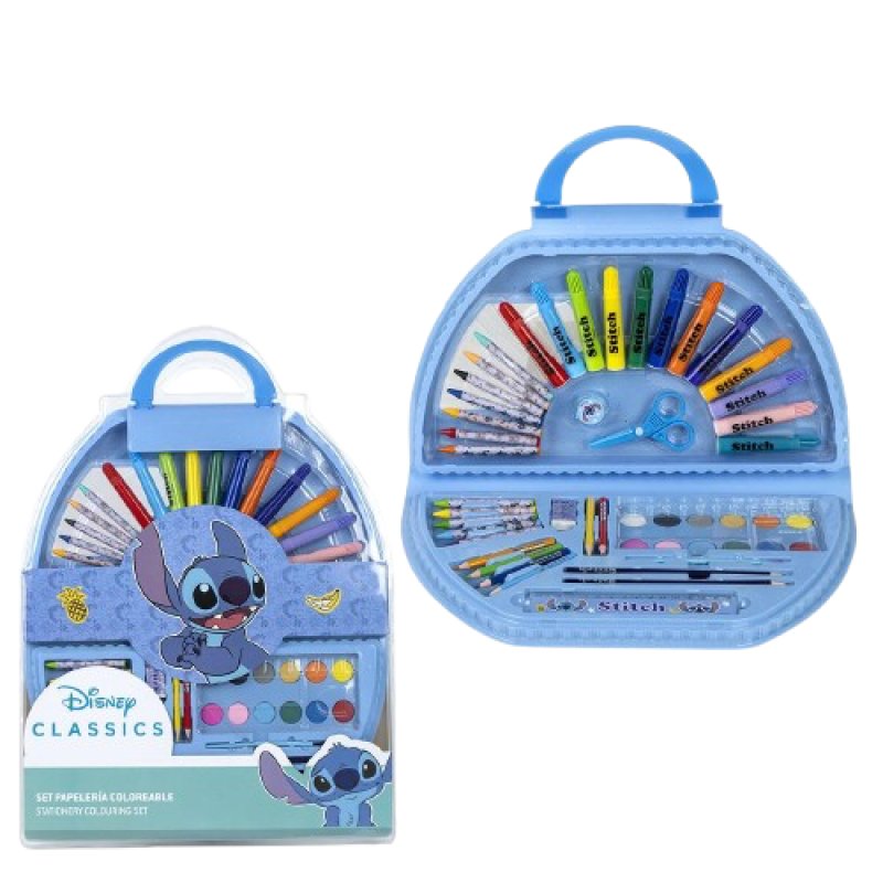 SET ARTS PLASTIQUES STITCH 50 PCES