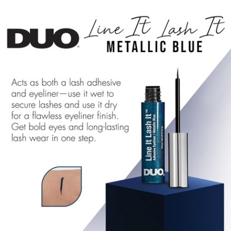 Duo Line It Lash It Metallic Blue