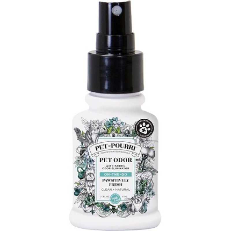 Pet-Pourri Pet Odor Air and Fabric Freshener Spray Pawsitively Fresh Travel Size