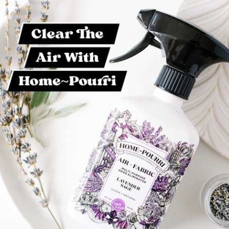 Pourri Upholstery Deodorizer & Air Freshener Spray - Home Fabric Spray