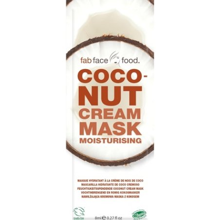 Fab Face Food Coconut Cream Mask Moisturizing 8ml