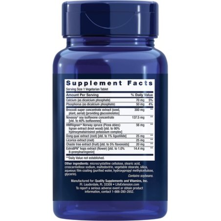 Life Extension Estrogen for Women Healthy Estrogen Metabolism Menopause Relief 30 Vegetarian Tablets