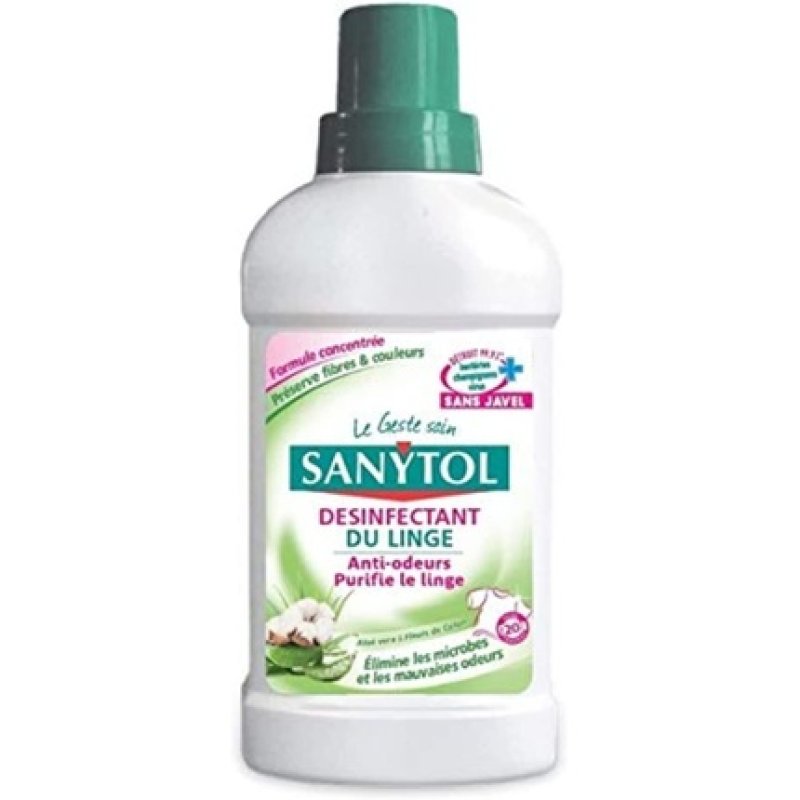 Aloevera Sanytol Disinfectant Linen/Cotton Flower - 500 Ml