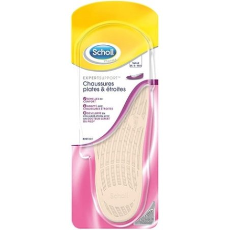 Scholl Expert Support Insoles for Flat and Narrow Shoes 35.5-40.5