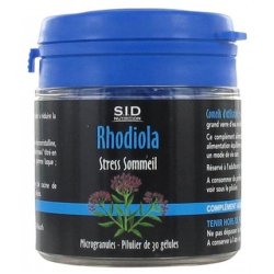 Sid Nutrition Stress-Sleep Rhodiola Dietary Supplement 30 Capsules