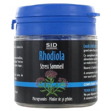 Sid Nutrition Stress-Sleep Rhodiola Dietary Supplement 30 Capsules