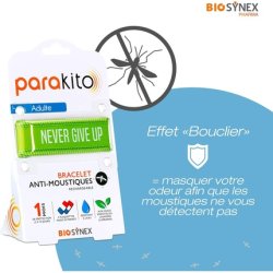Biosynex Parakito Rechargeable Mosquito Repellent Bracelet