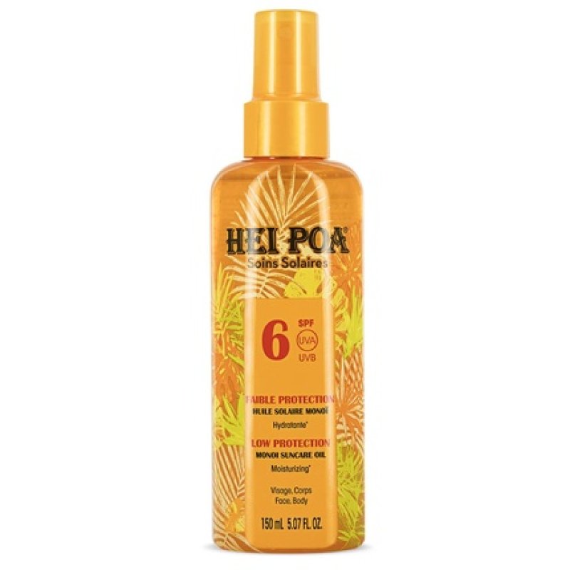 Hei Poa Monoi Sun Oil SPF 6 150mL