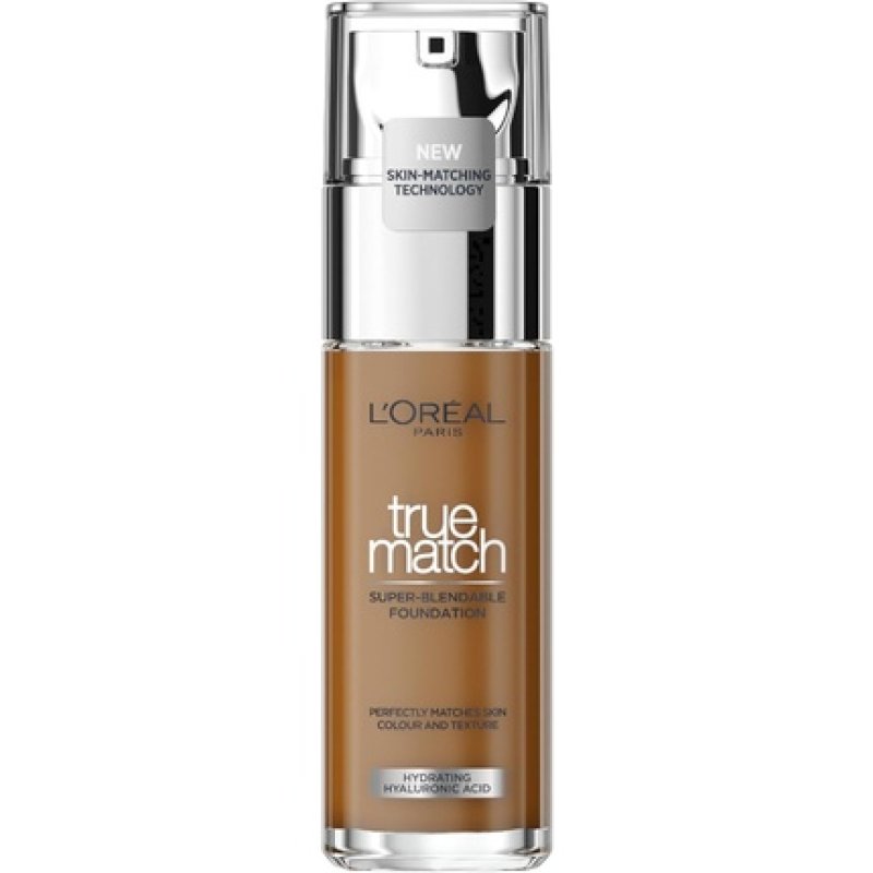 L'Oréal Paris True Match Liquid Foundation with Hyaluronic Acid and SPF 30ml 8N