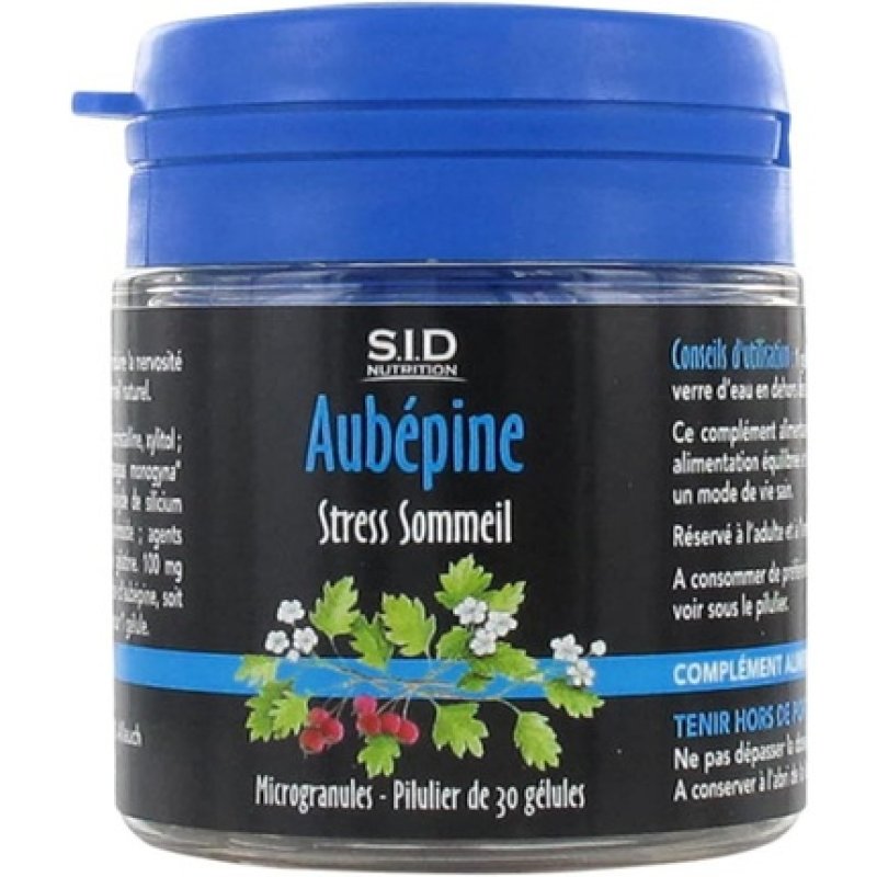 Sid Nutrition Stress Sleep Hawthorn 30 Capsules