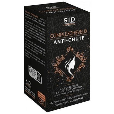 Sid Nutrition Complex Hair Anti-Hair Loss Dietary Supplement 180 Tablets