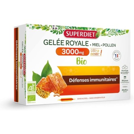Superdiet Royal Jelly 3000mg Patented Formula