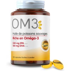 Om3 Wild Fish Oil Rich in Omega 3 for Normal Heart Function