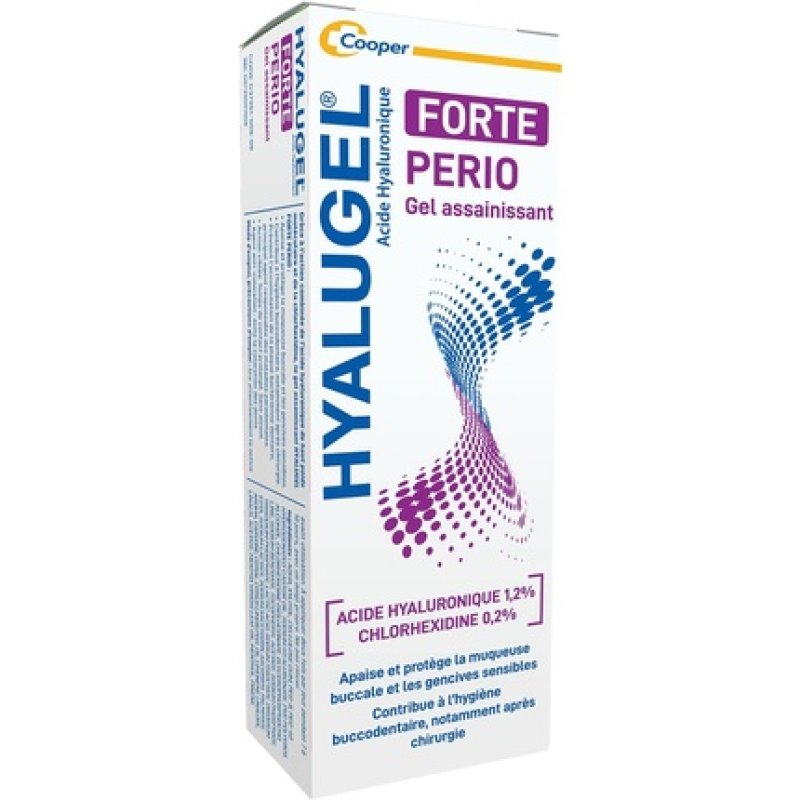 Hyalugel Forte Perio Sanitizing Oral Gel - Soothes and Protects Mucous Membrane