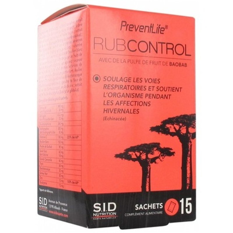 Sid Nutrition Preventlife Rubcontrol Dietary Supplement 15 Sachets