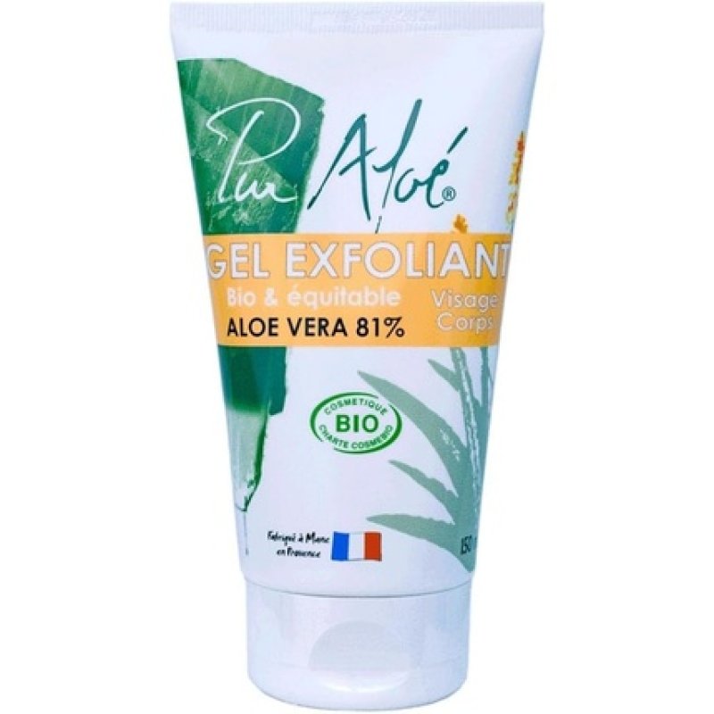 Pur Aloe Organic Exfoliating Gel with Aloe Vera 81% 150ml