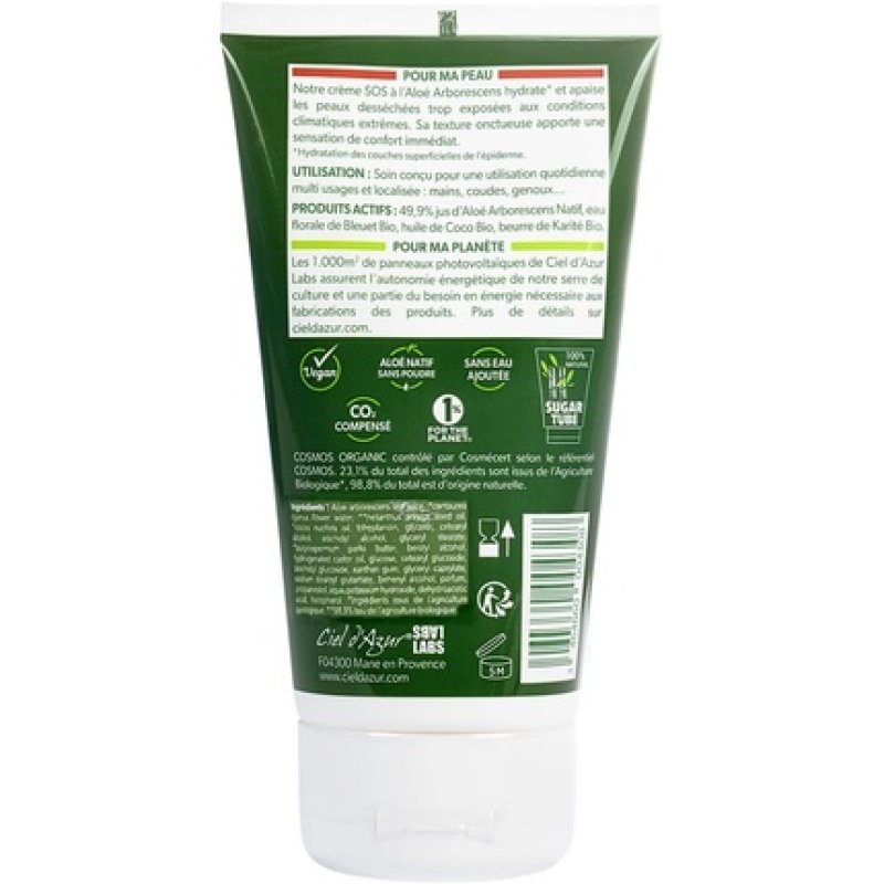 Pur Aloe Intense Hydration SOS Cream Organic 150ml
