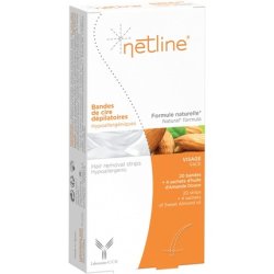 Netline Hair Removal Cold Wax Strips for Sensitive Skin