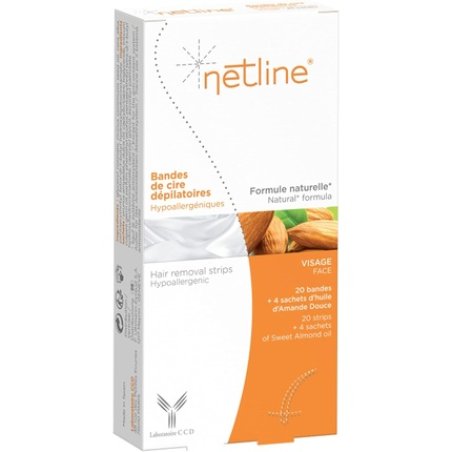Netline Hair Removal Cold Wax Strips for Sensitive Skin