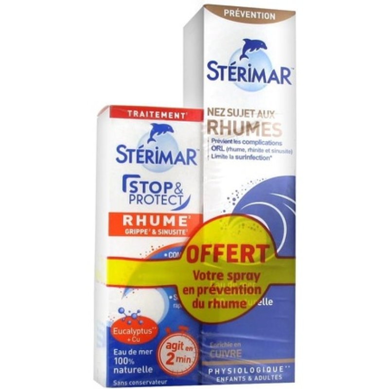 Sterimar Copper Nose Spray for Infections 50ml Very Blocked Infected Nose 20ml