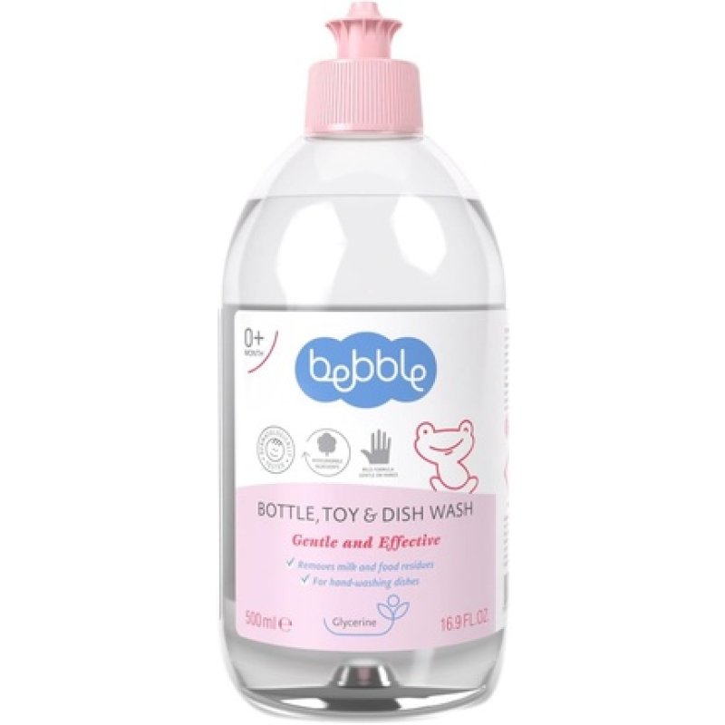 Bebble Baby Gentle and Effective Tableware & Toy Cleaner 500ml