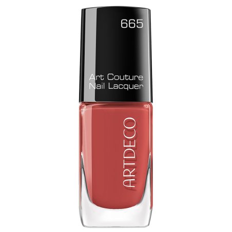 ARTDECO Art Couture Nail Lacquer Long-Lasting Quick-Drying Red Nail Polish 10ml 665 Brick Red