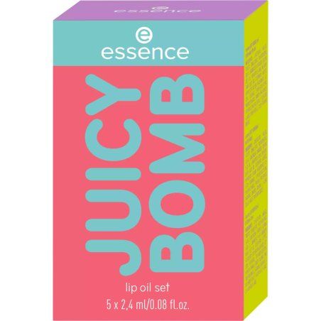 Essence Juicy Bomb Set baume pour les lèvres Beaume pour les lèvres 01, 02, 03, 04, 05 Femmes 2,4 ml