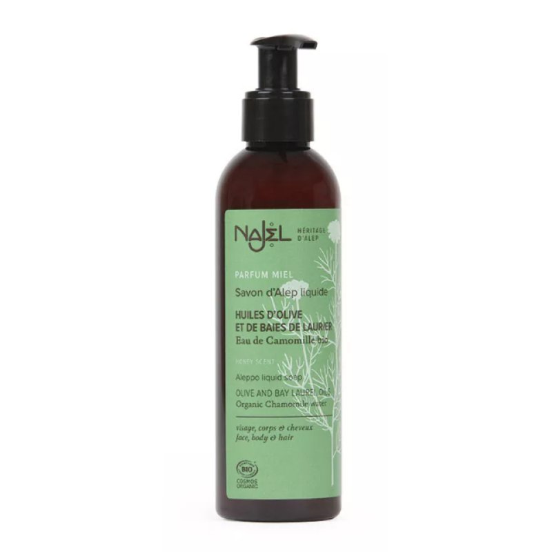 NAJEL Aleppo liquid soap with honey scent