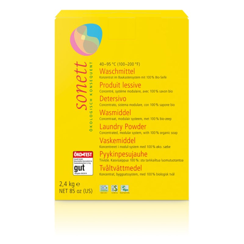 Sonett Detergent Powder for Colorful and White Laundry 2.4kg