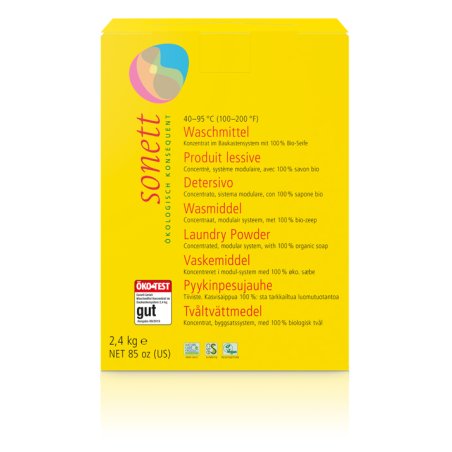 Sonett 4007547100916 détergent à lessive Lavage à la machine 2,4 kg