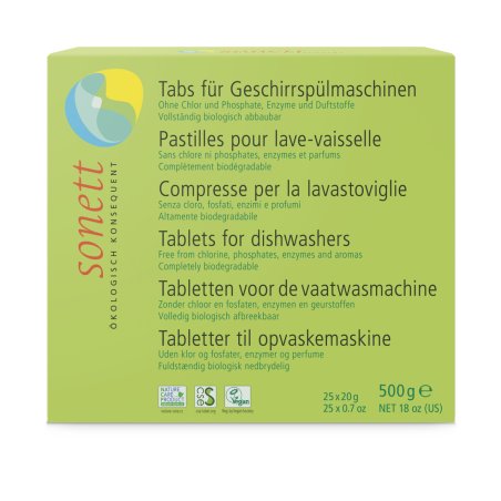 Sonett Bio Dishwasher Tablets 500g