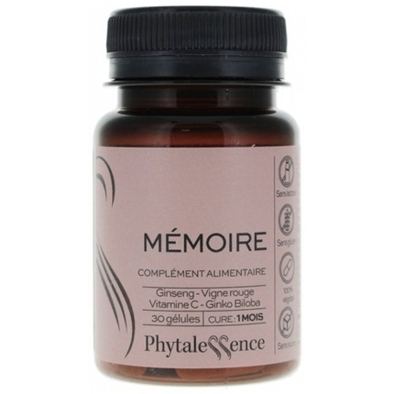 Phytalessence Memory Food Supplement 30 Capsules